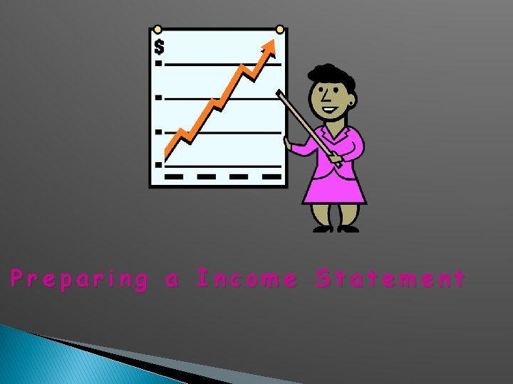 Preparing a Income Statement 