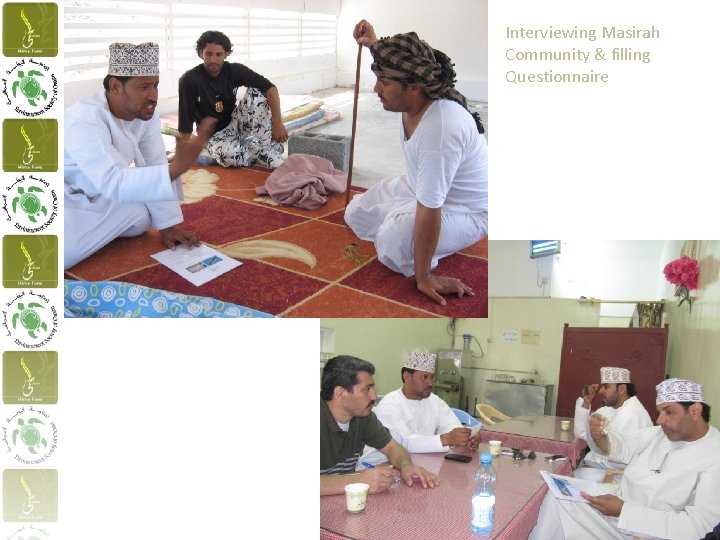 Interviewing Masirah Community & filling Questionnaire 