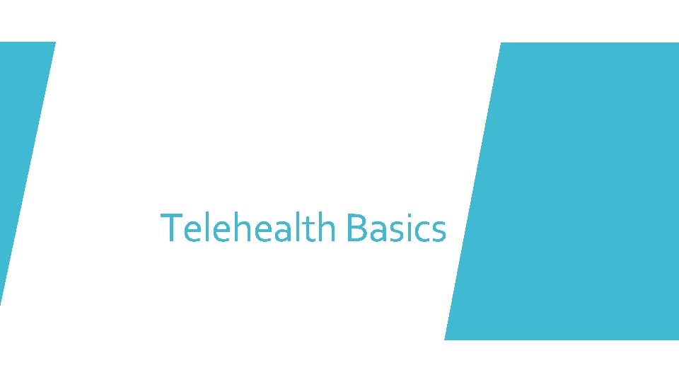 Telehealth Basics 