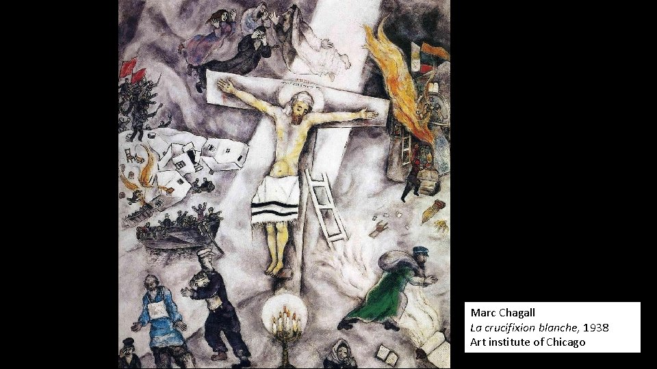 Marc Chagall La crucifixion blanche, 1938 Art institute of Chicago 