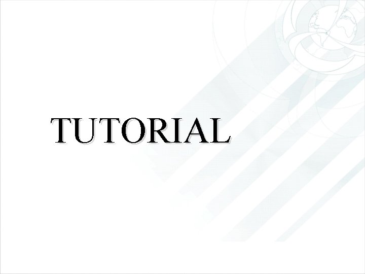 TUTORIAL 