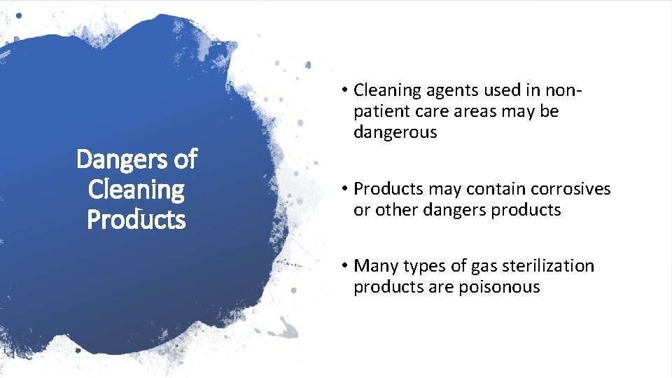 Hazardous Materials Common to Hospitals and Healthcare Facilities