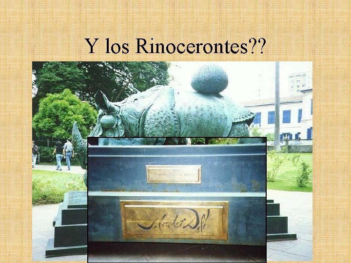 Y los Rinocerontes? ? 