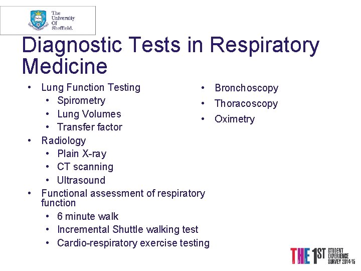 Diagnostic Tests in Respiratory Medicine • Lung Function Testing • Bronchoscopy • Spirometry •