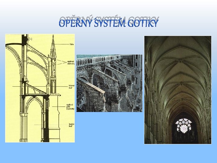 OPĚRNÝ SYSTÉM GOTIKY 