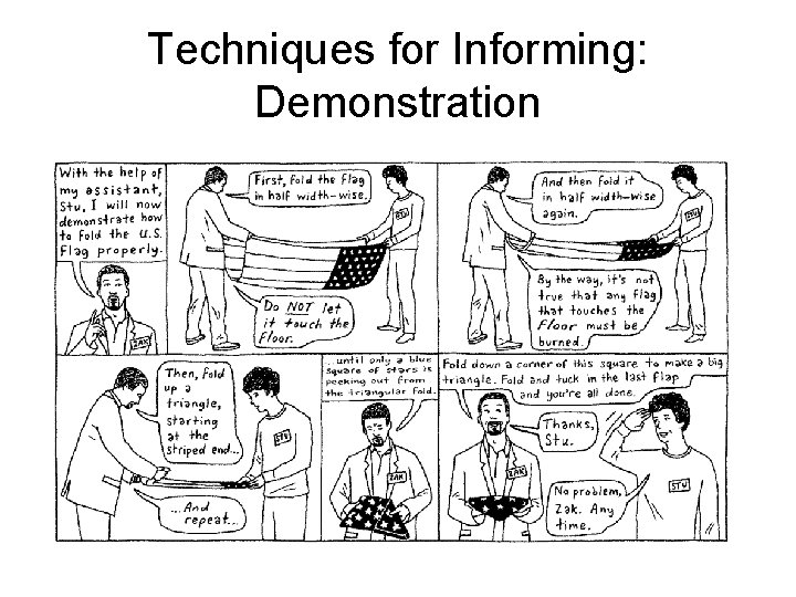 Techniques for Informing: Demonstration 