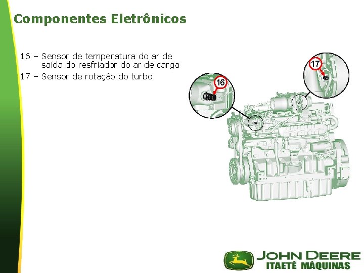 Componentes Eletrônicos 16 – Sensor de temperatura do ar de saída do resfriador do Componentes Eletrônicos 16 – Sensor de temperatura do ar de saída do resfriador do