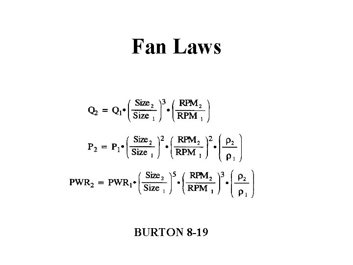 Fan Laws BURTON 8 -19 