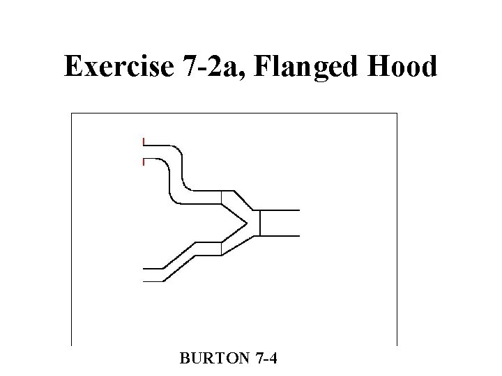 Exercise 7 -2 a, Flanged Hood BURTON 7 -4 