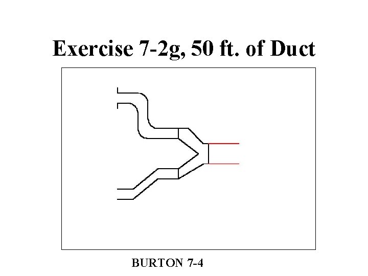 Exercise 7 -2 g, 50 ft. of Duct BURTON 7 -4 