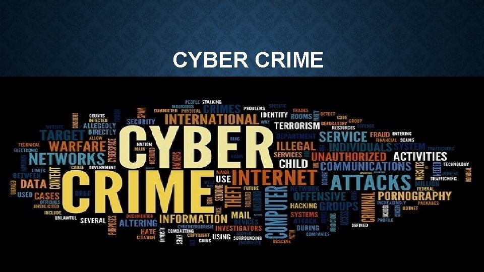 CYBER CRIME 