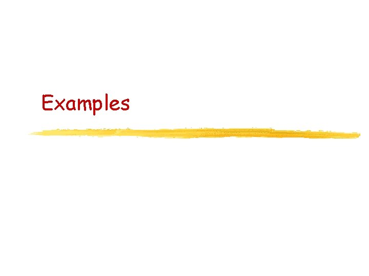 Examples 