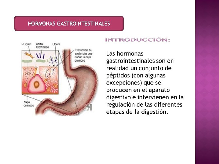 HORMONAS GASTROINTESTINALES 