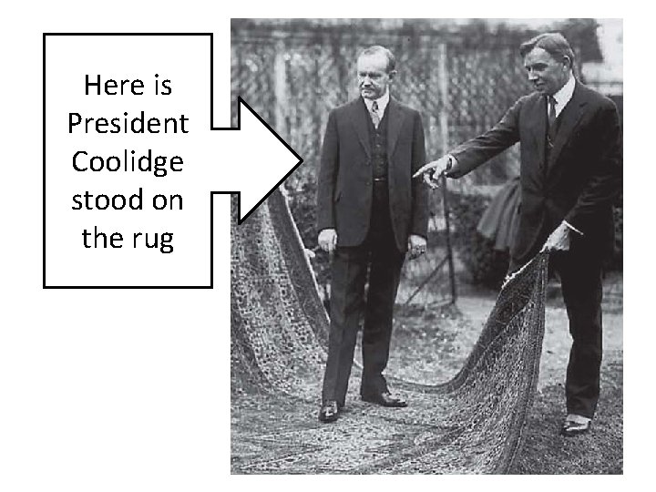 What do you notice about this rug Why