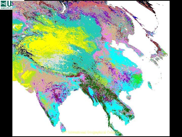 Asia Land Cover in Goode Projection (8 km Pixels) 29 th International Geographical Congress