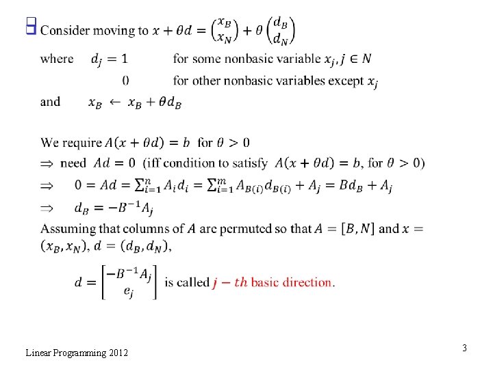 q Linear Programming 2012 3 