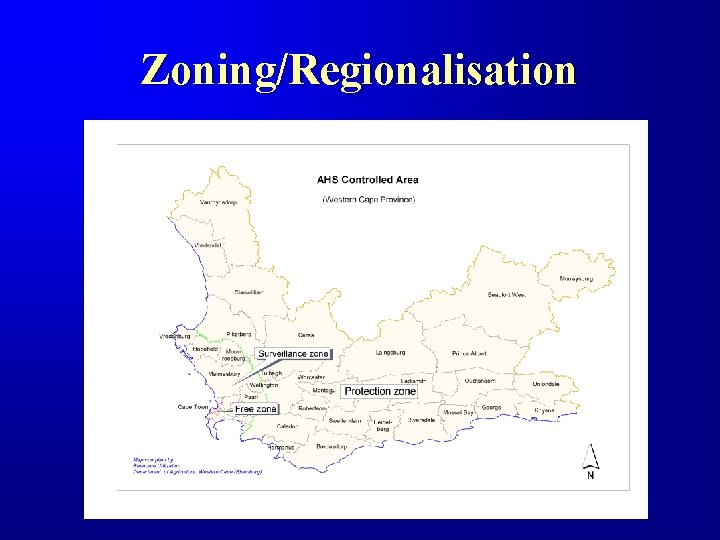 Zoning/Regionalisation 
