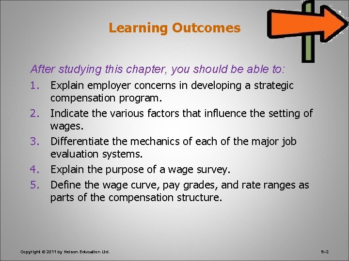 Learning Outcomes After studying this chapter, you should be able to: 1. 2. 3.