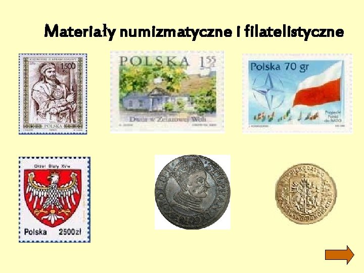 Materiały numizmatyczne i filatelistyczne 
