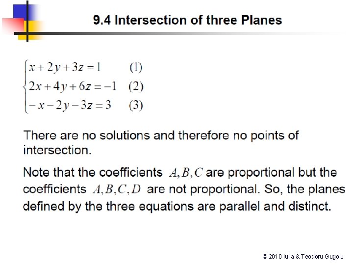 © 2010 Iulia & Teodoru Gugoiu 