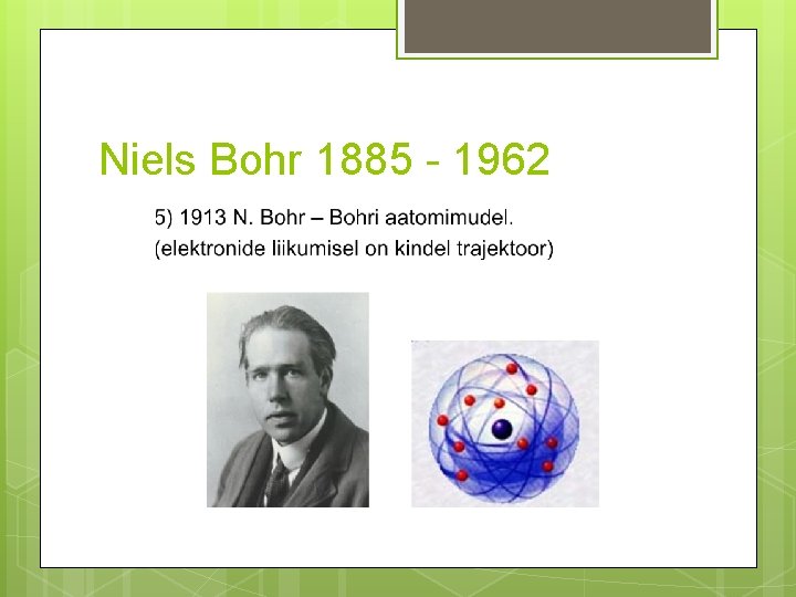 Niels Bohr 1885 - 1962 