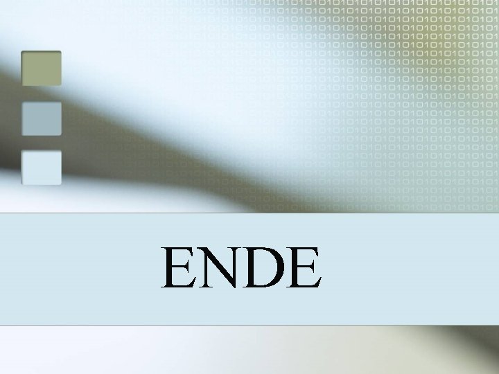ENDE 