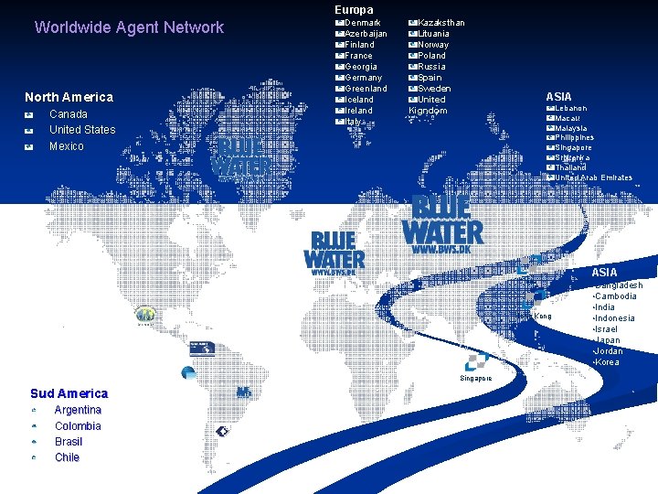 Europa Worldwide Agent Network North America Canada United States Mexico Denmark Azerbaijan Finland France Europa Worldwide Agent Network North America Canada United States Mexico Denmark Azerbaijan Finland France