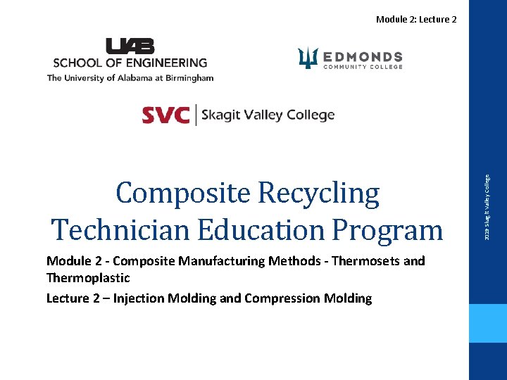 Composite Recycling Technician Education Program Module 2 - Composite Manufacturing Methods - Thermosets and