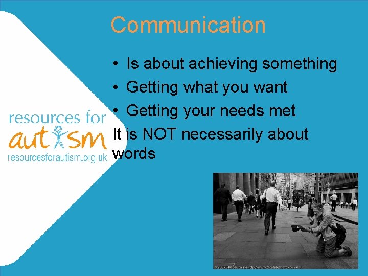 Communication • Is about achieving something • Getting what you want • Getting your Communication • Is about achieving something • Getting what you want • Getting your