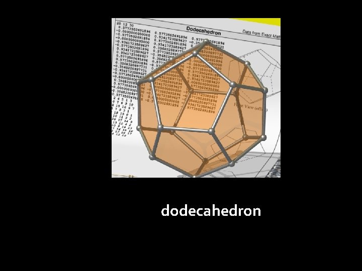 dodecahedron 