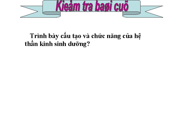 Trình bày cấu tạo và chức năng của hệ thần kinh sinh dưỡng? 