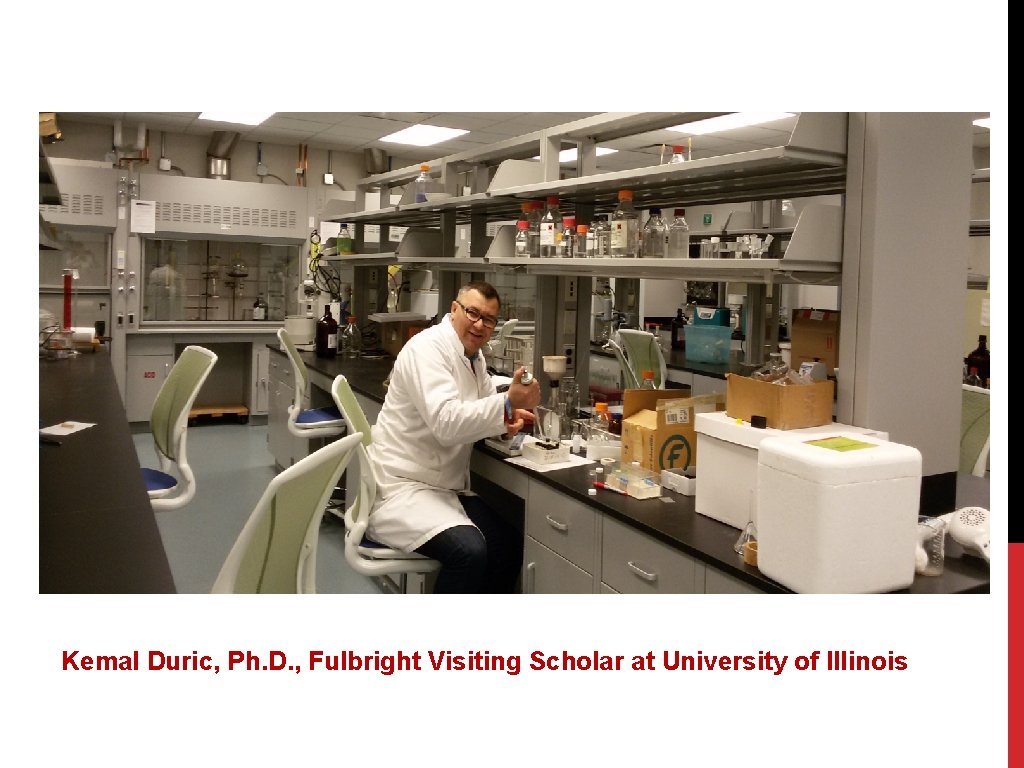 Kemal Duric, Ph. D. , Fulbright Visiting Scholar at University of Illinois 