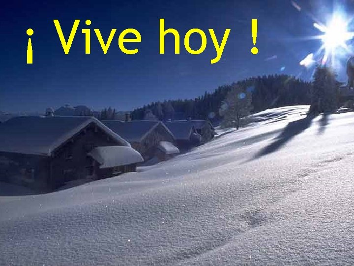 ¡ Vive hoy ! 