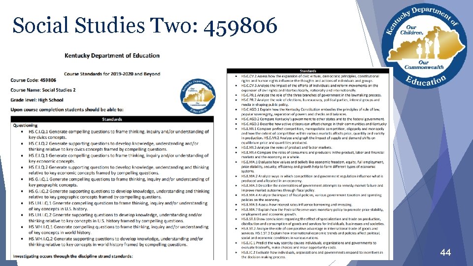 Social Studies Two: 459806 44 