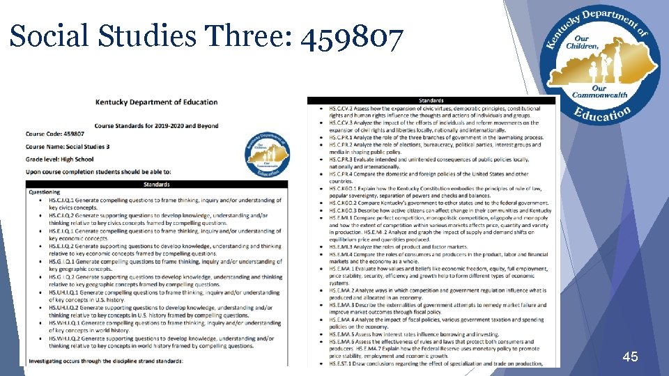Social Studies Three: 459807 45 
