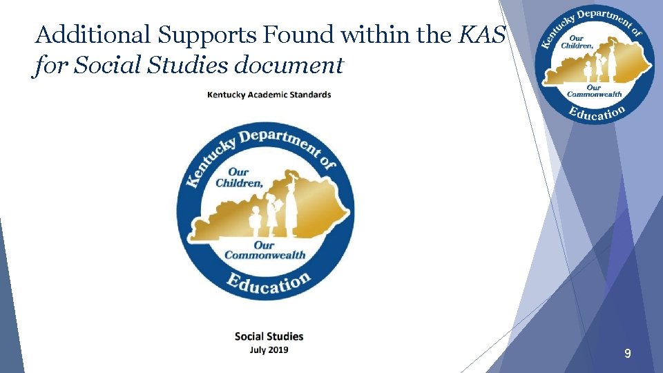 Additional Supports Found within the KAS for Social Studies document 9 