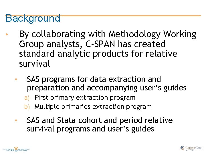 Background By collaborating with Methodology Working Group analysts, C-SPAN has created standard analytic products