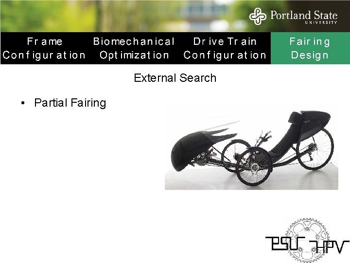 External Search • Partial Fairing 