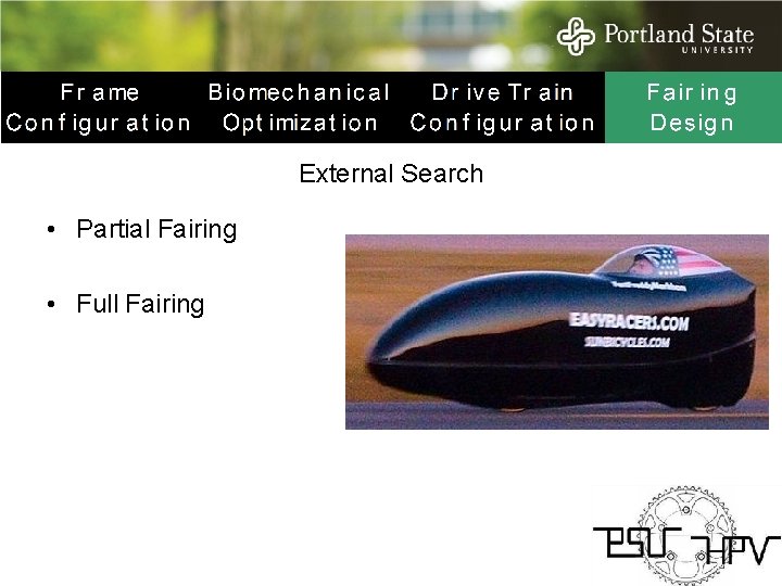 External Search • Partial Fairing • Full Fairing 