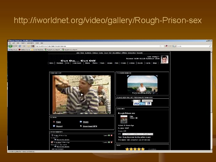 http: //iworldnet. org/video/gallery/Rough-Prison-sex 