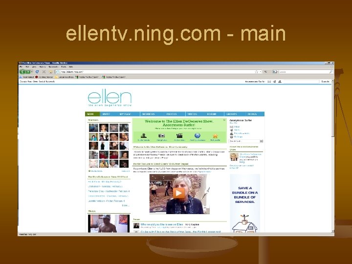 ellentv. ning. com - main 