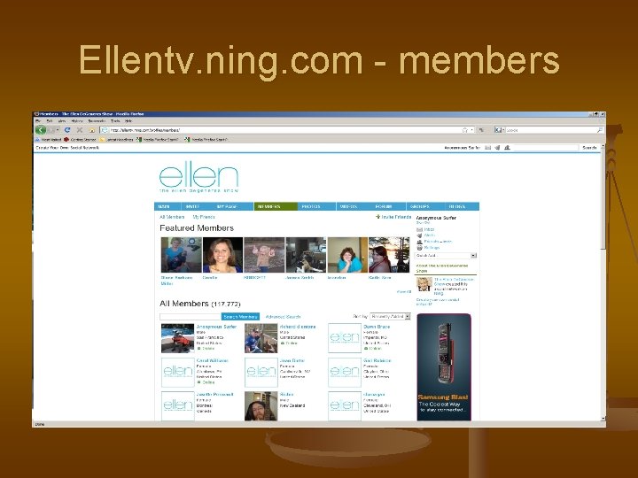 Ellentv. ning. com - members 