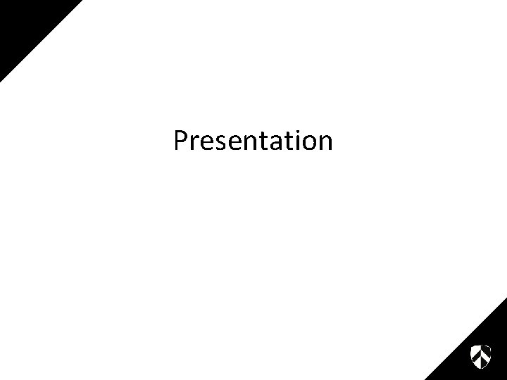 Presentation 