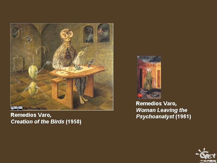 Wiki Remedios Varo, Creation of the Birds (1958) Remedios Varo, Woman Leaving the Psychoanalyst Wiki Remedios Varo, Creation of the Birds (1958) Remedios Varo, Woman Leaving the Psychoanalyst