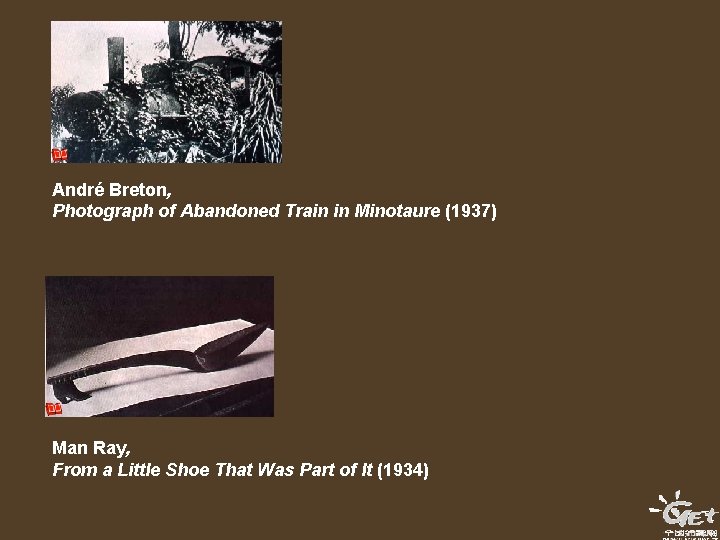 André Breton, Photograph of Abandoned Train in Minotaure (1937) Man Ray, From a Little André Breton, Photograph of Abandoned Train in Minotaure (1937) Man Ray, From a Little