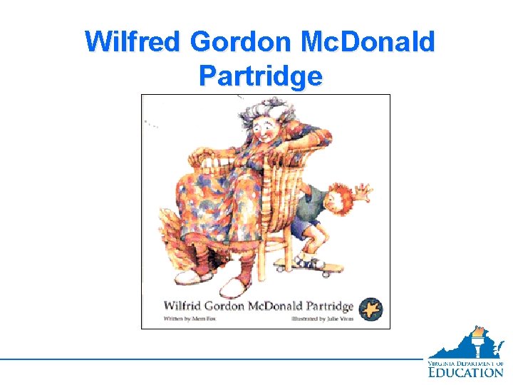 Wilfred Gordon Mc. Donald Partridge 