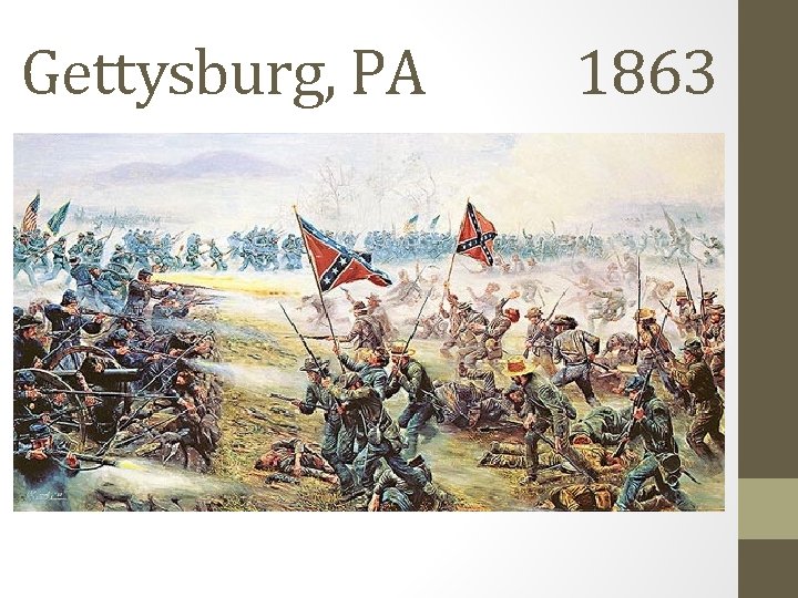Gettysburg, PA 1863 