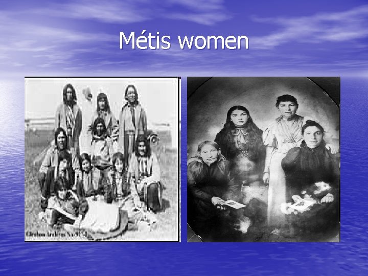 Métis women Métis women