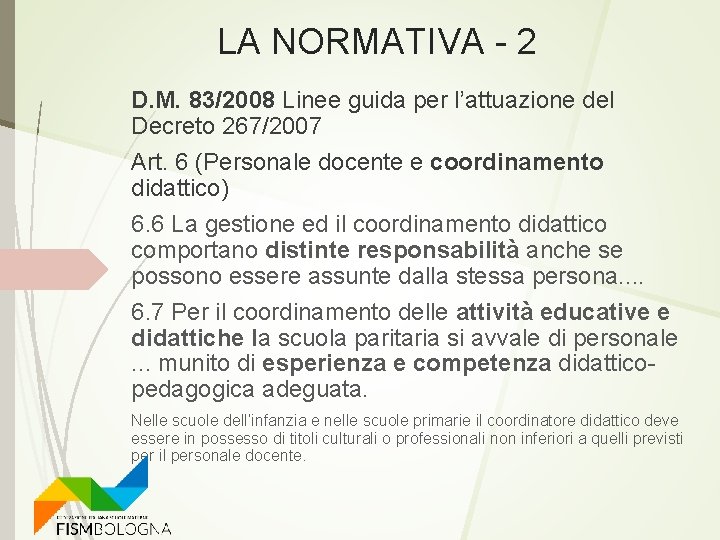 Coordinatore Delle Attività Didattiche Vs Dirigent LA FIGURA DEL COORDINATORE DELLE ATTIVITA EDUCATIVO DIDATTICHE