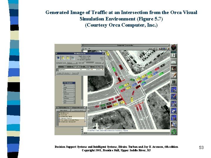 Generated Image of Traffic at an Intersection from the Orca Visual Simulation Environment (Figure